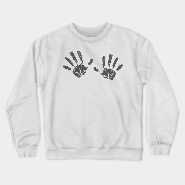 hands Crewneck Sweatshirt by designseventy